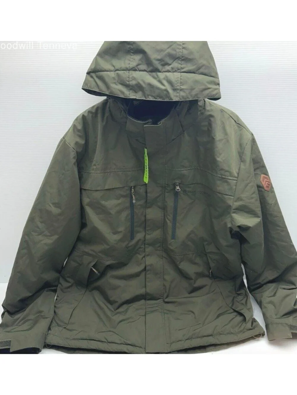 Free Country Men's Get Out There Insulated Olive Green Jacket - Size L